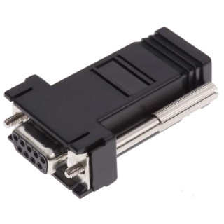 RS PRO D-Sub Adapter Female 9-Way to Female RJ11, Straight, Press Fit Mount 818-665