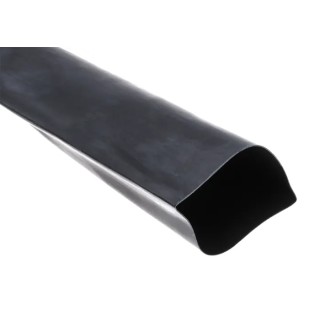 RS PRO Halogen Free Heat Shrink Tubing Black 40 mm Sleeve Diameter x 1.2 m Length 3:1 Ratio 281-2883