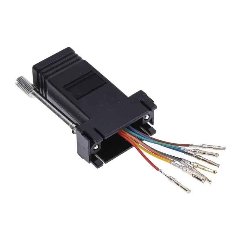 RS PRO D-Sub Adapter 9-Way Female to Female and RJ45 Female Connector 818-700