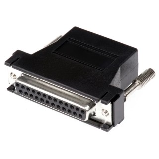 RS PRO 25-Way D-Sub to Female Female RJ45 D-Sub Adapter Press Fit Straight 15mm 818-722