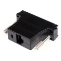 RS PRO 25-Way D-Sub to Female Female RJ45 D-Sub Adapter Press Fit Straight 15mm 818-722