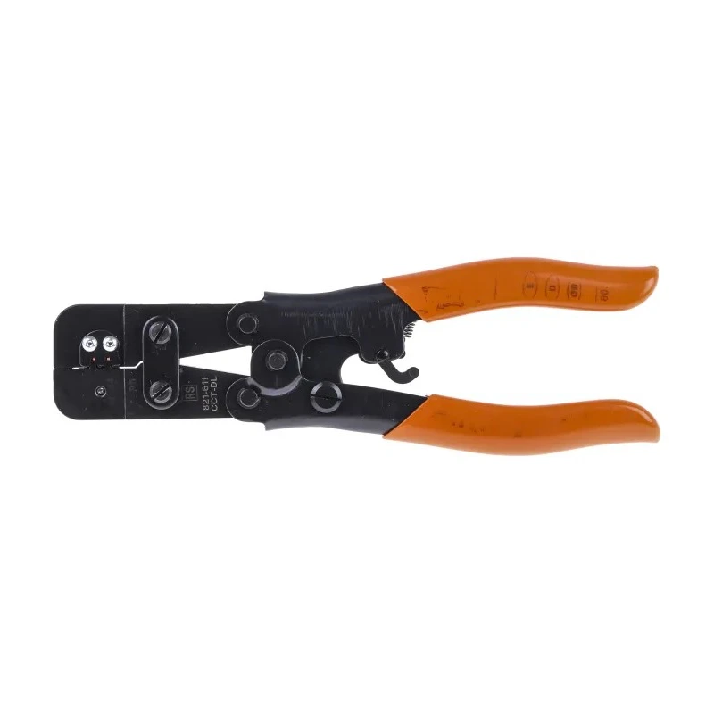 RS PRO Ratchet Crimp Tool for Crimp Contacts 200mm Length, Wire Size 38 AWG to 18 AWG 821-611