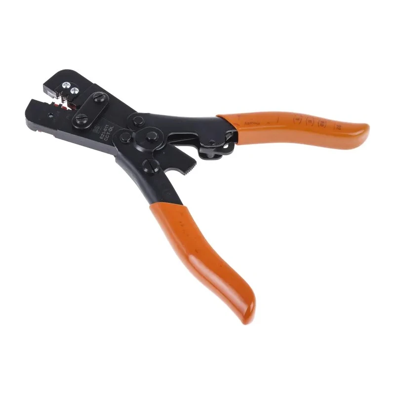 RS PRO Ratchet Crimp Tool for Crimp Contacts 200mm Length, Wire Size 38 AWG to 18 AWG 821-611