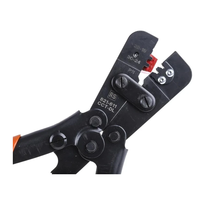 RS PRO Ratchet Crimp Tool for Crimp Contacts 200mm Length, Wire Size 38 AWG to 18 AWG 821-611