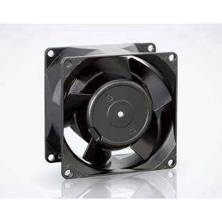 ebm-papst 8000 N Series AC Ball Bearing Axial Fan 230V AC 12W 50 m³/h 2800 RPM IP20 80x80x38 mm 