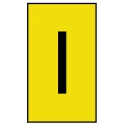 HellermannTyton Ovalgrip Slide-On Pre-Printed Cable Marker Black Legend "I" for 1.7mm to 3.6mm Cable Diameter 901-10153