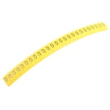 HellermannTyton Ovalgrip Slide-On Cable Marker Black Pre-Printed Legend 0 for 2.5 to 6 mm Cable Diameter 901-10171