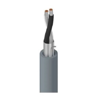 Belden 1 Pair Screened Multicore Instrument Audio Cable, 152m, Tin Copper Wire, Silver Jacket, 60°C, Series 8761.00U152