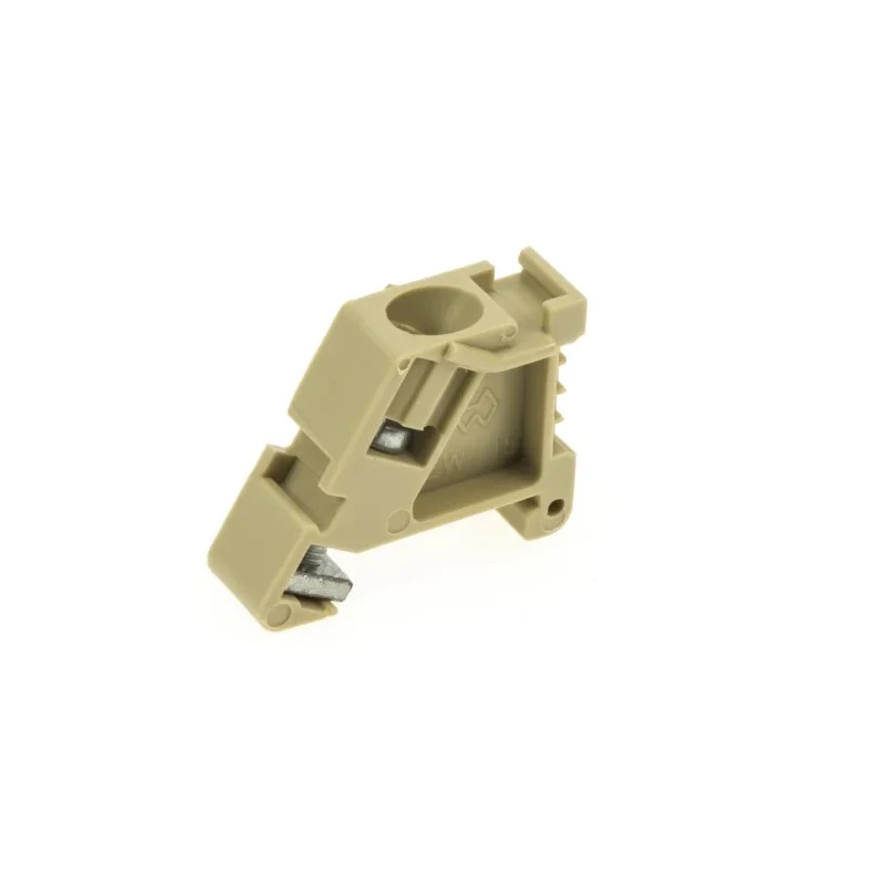 Weidmüller EW Series Beige Polyamide 66 End Bracket for Use with Terminal Block 0382860000