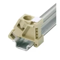 Weidmüller EW Series Beige Polyamide 66 End Bracket for Use with Terminal Block 0382860000