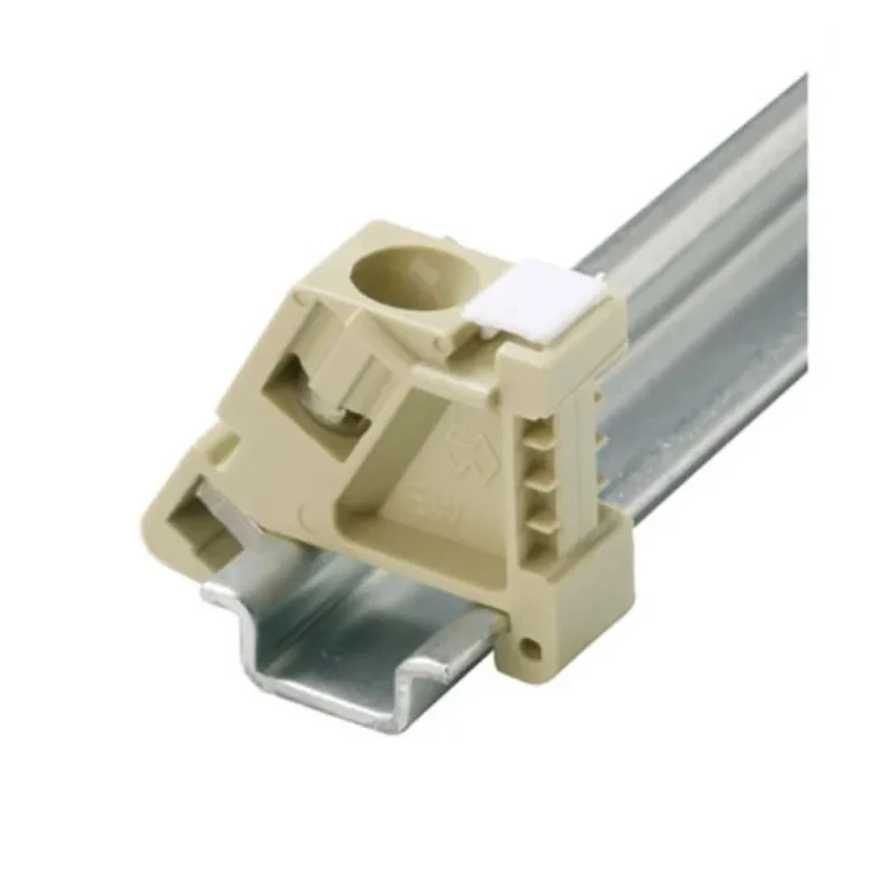 Weidmüller EW Series Beige Polyamide 66 End Bracket for Use with Terminal Block 0382860000