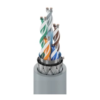 Belden 8105 Series Data Cable 5 Pairs 10 Cores 0.22 mm² 152 m Silver Sheath Polyvinyl Chloride 8105.01152