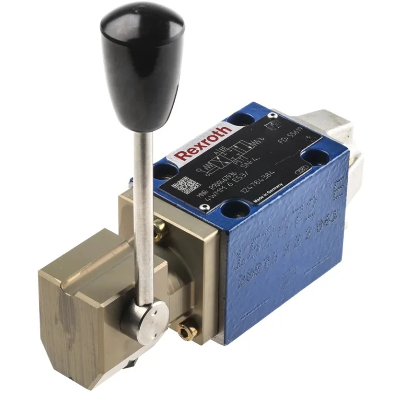 Bosch Rexroth Directional Control Valve 3 Positions Mechanical Manual Operation 4 Ports Nitrile Rubber R900467936