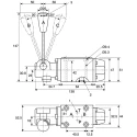 Bosch Rexroth Directional Control Valve 3 Positions Mechanical Manual Operation 4 Ports Nitrile Rubber R900467936