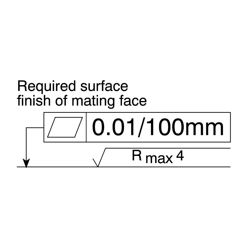 Bosch Rexroth Directional Control Valve 3 Positions Mechanical Manual Operation 4 Ports Nitrile Rubber R900467936