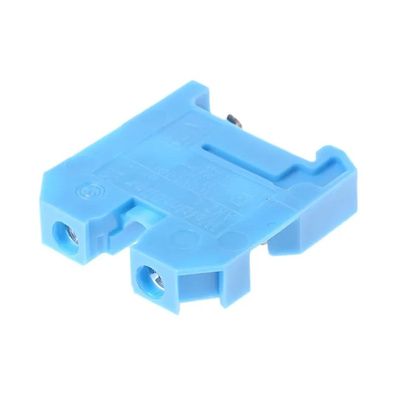 Weidmüller AKZ Series DIN Rail Terminal Blue, 0.22 mm² to 4 mm² Wire Size, 1-Level, Screw Termination, 400V 41A 0294380000