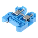 Weidmüller AKZ Series DIN Rail Terminal Blue, 0.22 mm² to 4 mm² Wire Size, 1-Level, Screw Termination, 400V 41A 0294380000