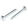 RS PRO Hex Coach Screw Steel Bright Zinc M12 x 120 mm x 12 mm 824-963
