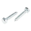 RS PRO Hex Coach Screw Steel Bright Zinc M12 x 120 mm 824-941