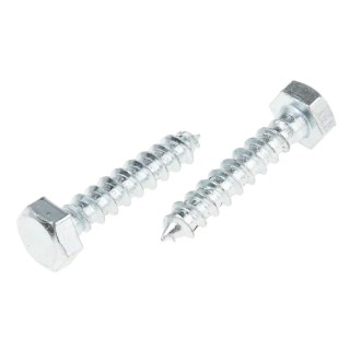 RS PRO Hex Coach Screw Steel Bright Zinc M12 x 120 mm 824-941