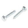 RS PRO Hex Coach Screw Steel Bright Zinc M12 x 120 mm 824-941
