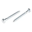 RS PRO Hex Coach Screw Steel Bright Zinc M8 x 70 mm x 12 mm 825-001