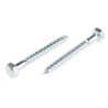 RS PRO Hex Coach Screw Steel Bright Zinc M8 x 70 mm x 12 mm 825-001