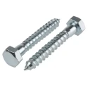 RS PRO Hex Coach Screw Steel Bright Zinc M12 x 120 mm x 12 mm 825-168