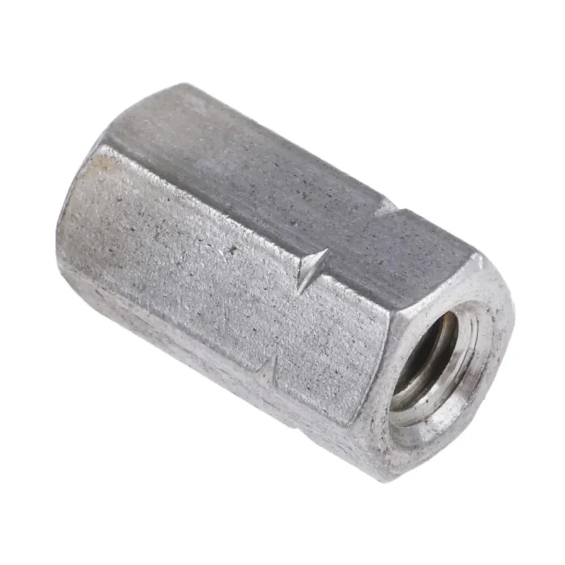 RS PRO 18 mm Plain Stainless Steel Coupling Nut M6 825-269