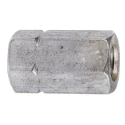 RS PRO 18 mm Plain Stainless Steel Coupling Nut M6 825-269