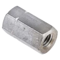 RS PRO 18 mm Plain Stainless Steel Coupling Nut M6 825-269