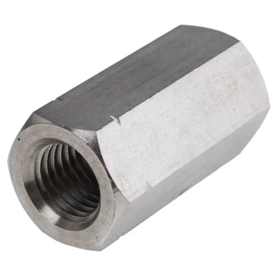RS PRO 60 mm Plain Stainless Steel Coupling Nut M20 825-310