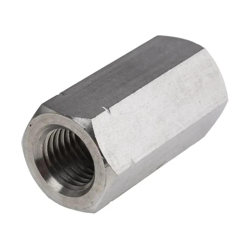 RS PRO 60 mm Plain Stainless Steel Coupling Nut M20 825-310