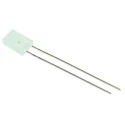 Broadcom 2.2 V Green LED Rectangular Through Hole HLMP-S501