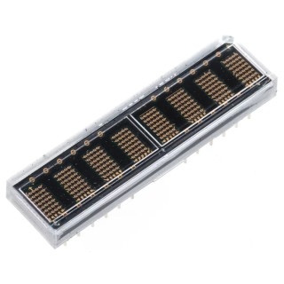 Broadcom 8 Dot Matrix LED Display Green, Orange, Yellow, Red 7.5mcd 4.6mm HDSP-2532