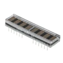 Broadcom 8 Dot Matrix LED Display 8 Characters Green Orange Yellow Red 7.5mcd 4.6mm HDSP-2533
