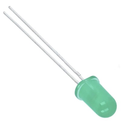 Broadcom 2.1 V Green LED 5 mm T-1 3/4 Through Hole HLMP HLMP-3507