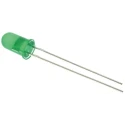 Broadcom 2.1 V Green LED 5 mm T-1 3/4 Through Hole HLMP HLMP-3507