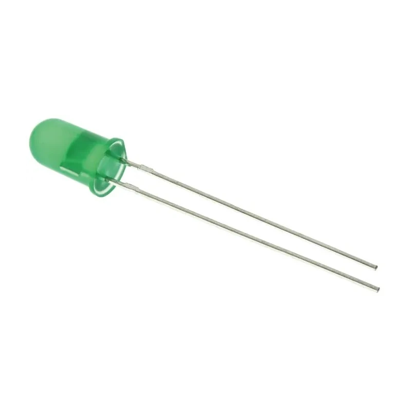 Broadcom 2.1 V Green LED 5 mm T-1 3/4 Through Hole HLMP HLMP-3507