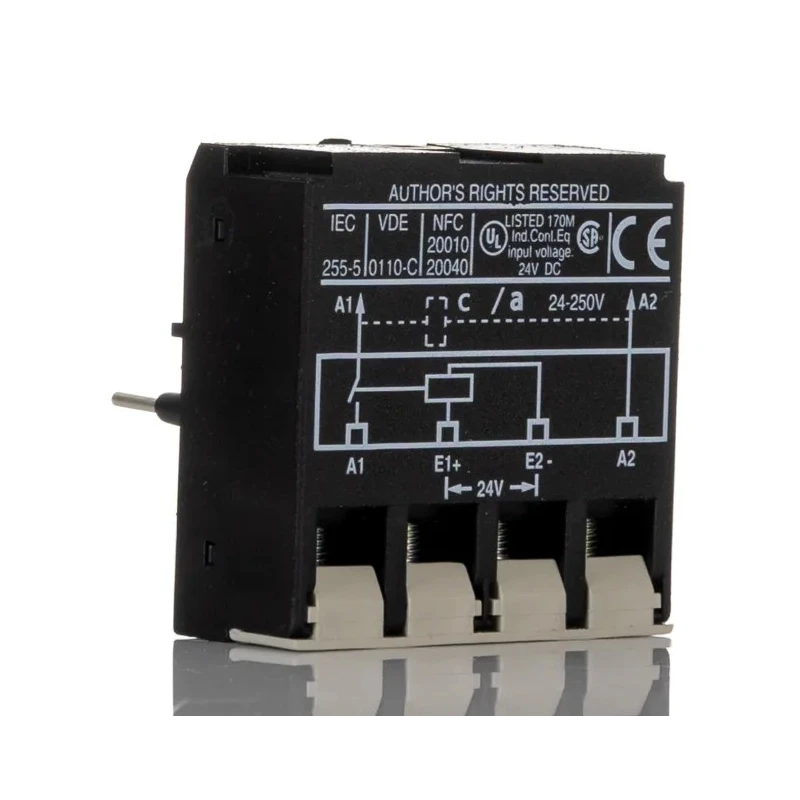 Schneider Electric TeSyS D Contactor Interface Module for use with LC1 Series LA4DFB