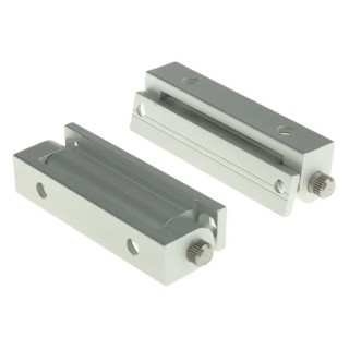 Steinbach & Vollman Anodised Aluminium Pin Barrel Hinge with Fixed Pin, Screw Fixing, 70mm x 19mm x 16mm 825-865