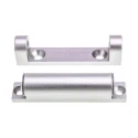 Steinbach & Vollman Anodised Aluminium Pin Barrel Hinge with Fixed Pin, Screw Fixing, 70mm x 19mm x 16mm 825-865