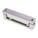 Steinbach & Vollman Anodised Aluminium Pin Barrel Hinge with Fixed Pin, Screw Fixing, 70mm x 19mm x 16mm 825-865