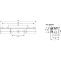 Steinbach & Vollman Anodised Aluminium Pin Barrel Hinge with Fixed Pin, Screw Fixing, 70mm x 19mm x 16mm 825-865