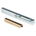 Steinbach & Vollman Steel Barrel Hinge with E Pin, 95 mm x 11 mm x 13 mm, Free Swinging Closing, Zinc Passivated 825-792
