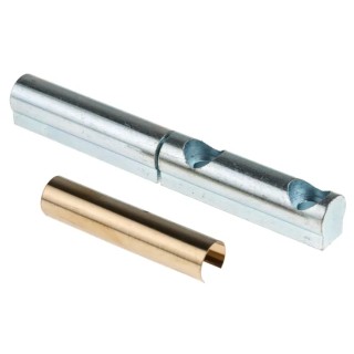 Steinbach & Vollman Steel Barrel Hinge with E Pin, 95 mm x 11 mm x 13 mm, Free Swinging Closing, Zinc Passivated 825-792