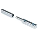 Steinbach & Vollman Steel Barrel Hinge with E Pin, 95 mm x 11 mm x 13 mm, Free Swinging Closing, Zinc Passivated 825-792