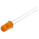 Broadcom 1.9 V Orange LED 5 mm (T-1 3/4) Through Hole HLMP-D401