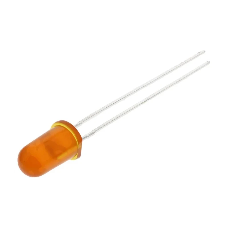 Broadcom 1.9 V Orange LED 5 mm (T-1 3/4) Through Hole HLMP-D401