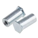 RS PRO Stainless Steel Zinc Plated Self-Clinching Standoff M3 1mm Thickness 12mm Head Width 827-489